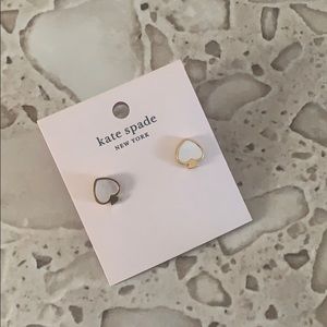 Kate Spade logo stud earrings